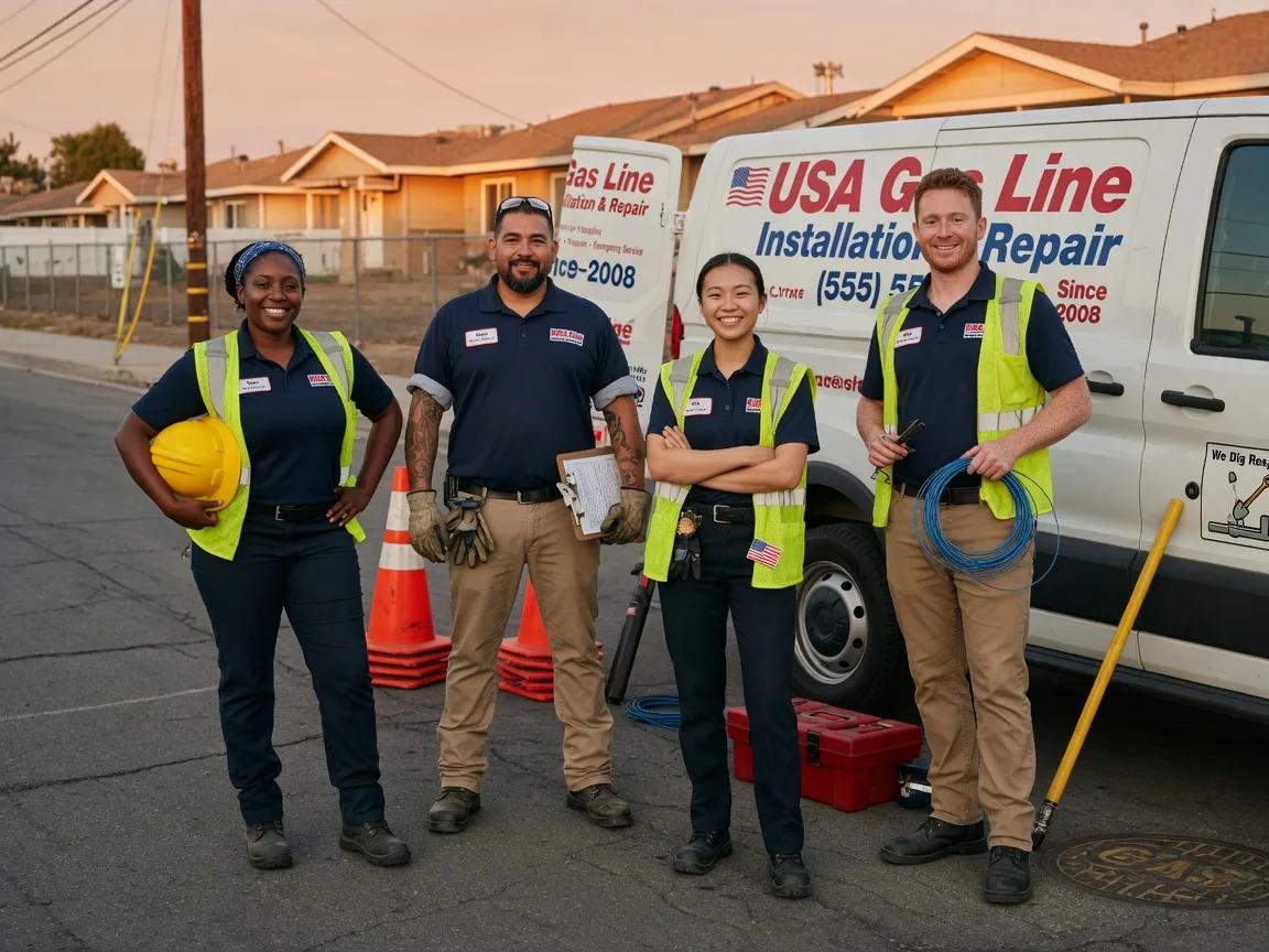 Gas Line Installation company in Essex, IA